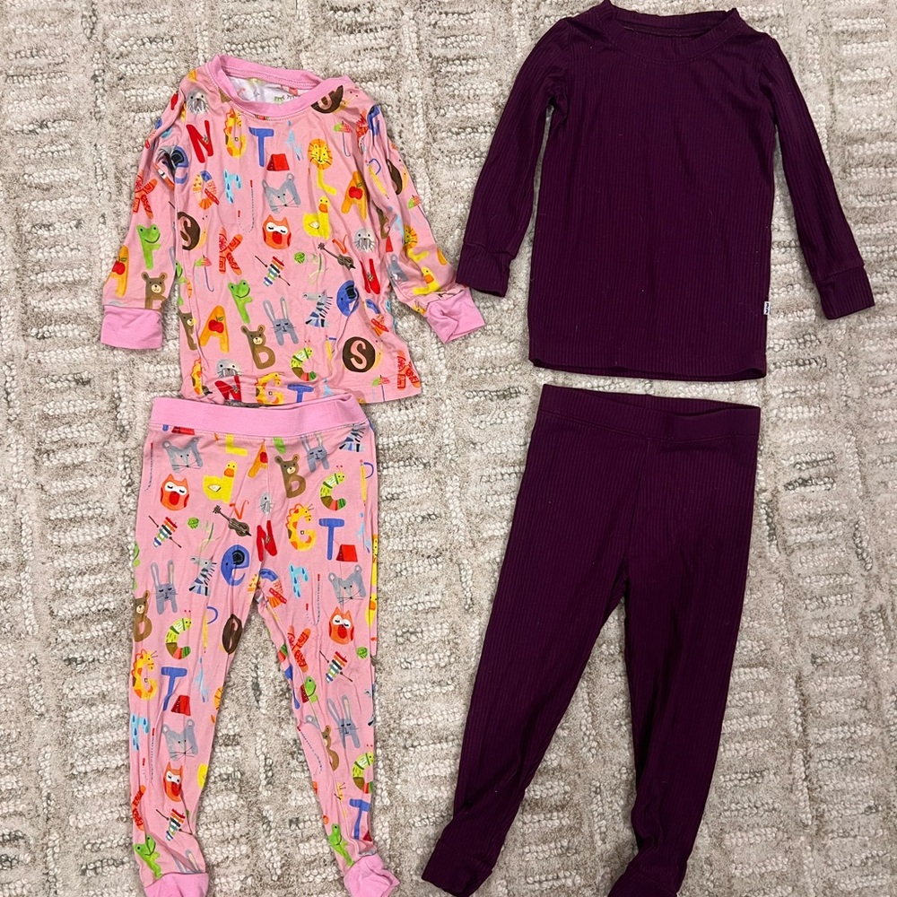 Little Sleepies Pajamas 12-18 Months